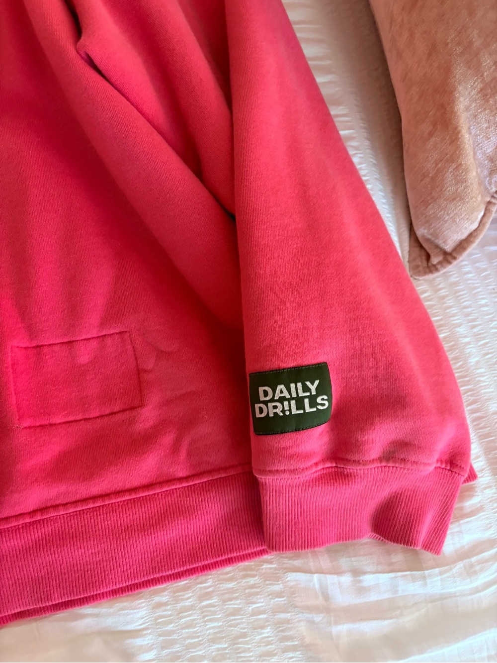 Daily Drills Hot Pink Crewneck Sweatshirt - Picture 2 of 3
